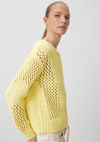 Pull-over comma casual identity en jaune