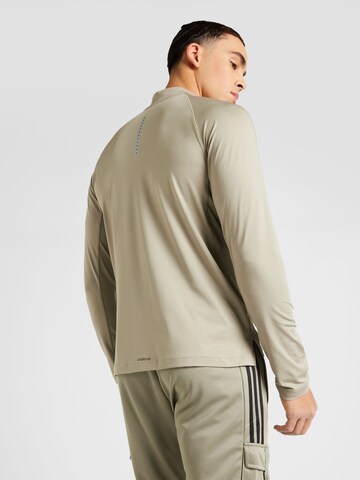 ADIDAS PERFORMANCE - Camisa funcionais em bege