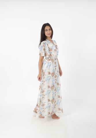Elara Dress in Beige
