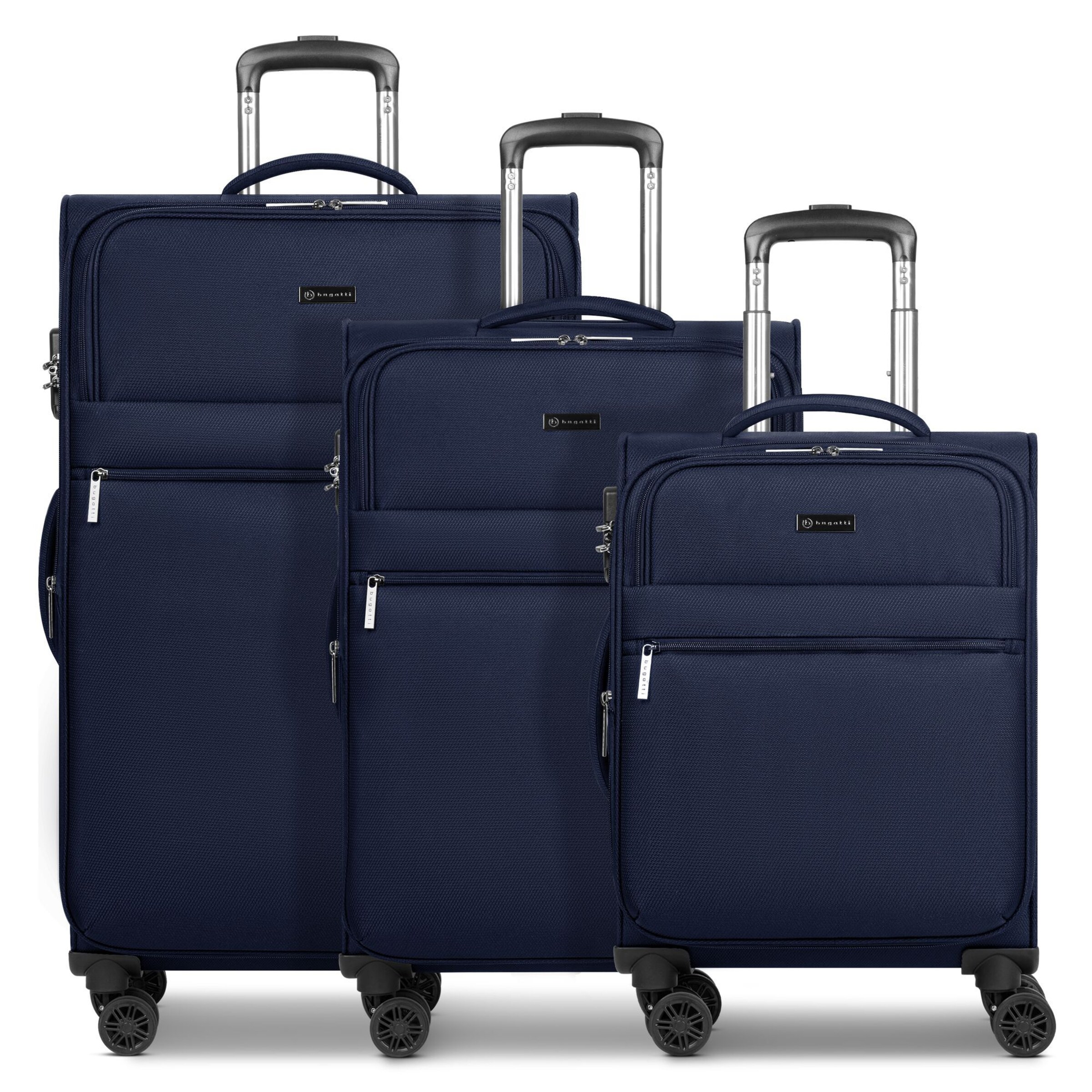 Ensemble de bagages 'Valencia' bugatti en bleu : devant