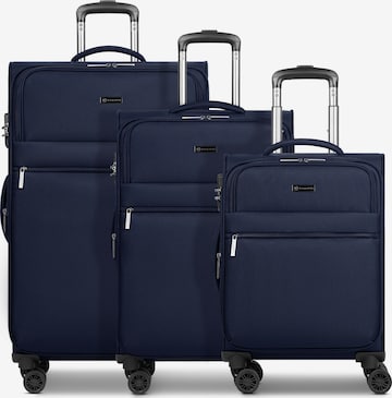 Ensemble de bagages 'Valencia' bugatti en bleu : devant