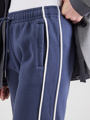 Abercrombie & Fitch Loose fit Trousers 'ESSENTIAL' in Blue