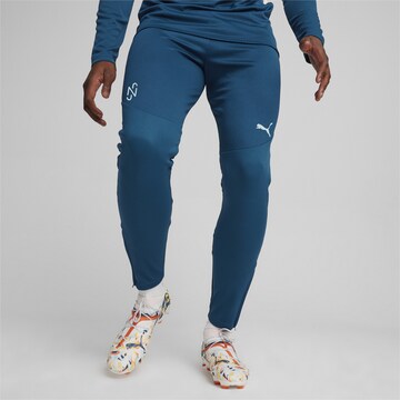 Tapered Pantaloni sport 'Neymar JR Creativity' de la PUMA pe albastru: față