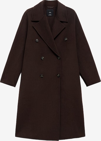 Manteau mi-saison 'Picarol' MANGO en marron : devant