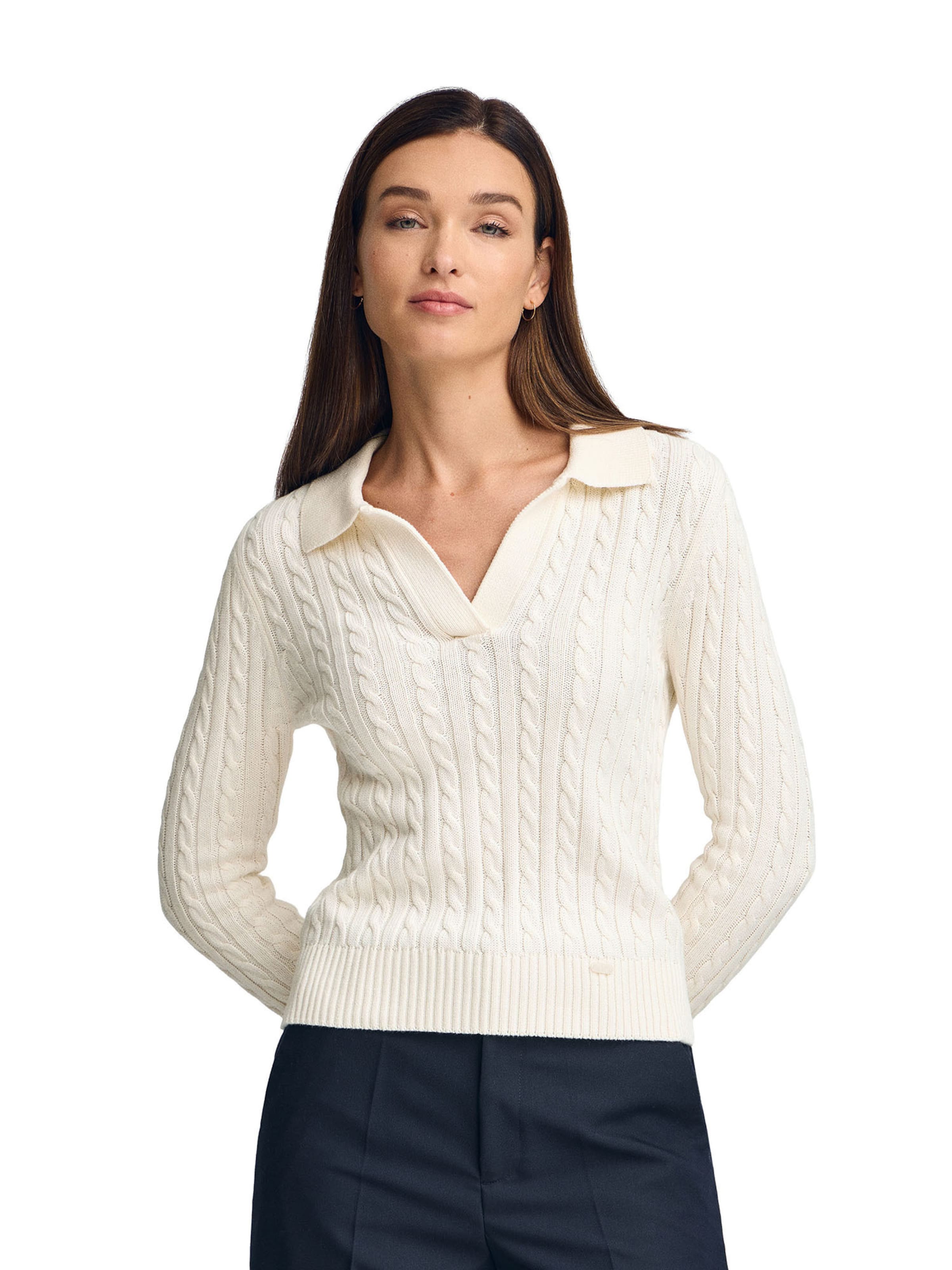 Polo Club Pullover in Weiß: Vorderseite