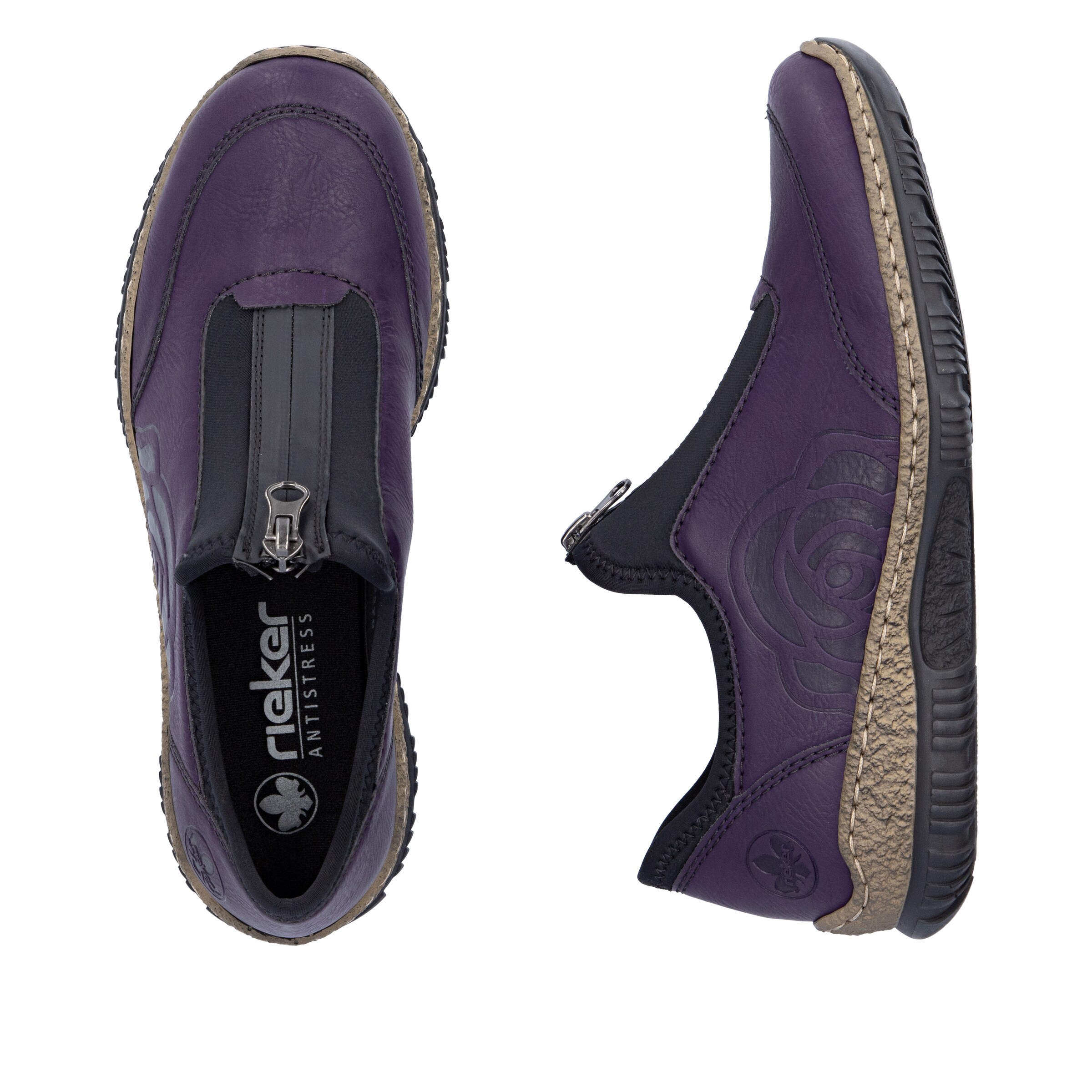 Rieker Slip On in Lila