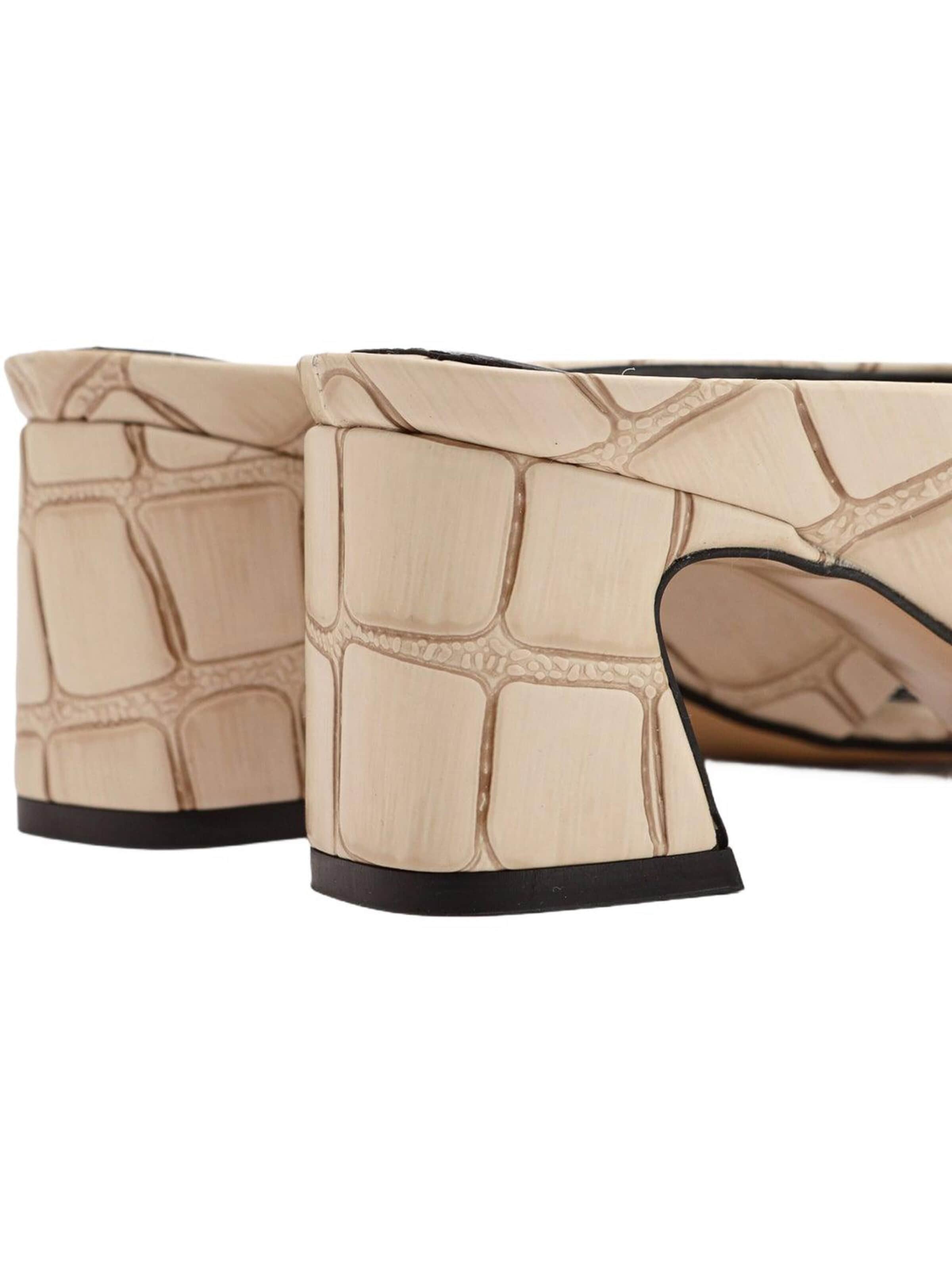 Mule 'Dinara' Limoya en beige
