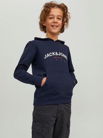 Jack & Jones Junior Sweatshirt 'Friday' in Blue: front