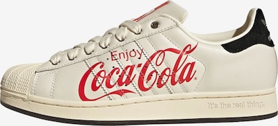 ADIDAS ORIGINALS Sneaker 'Superstar II' in 36 in rot / schwarz / offwhite, Produktansicht