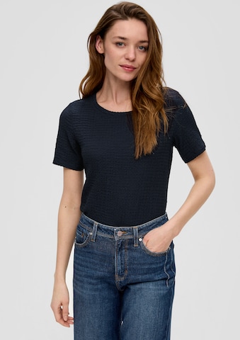 s.Oliver Shirt in Blauw: voorkant