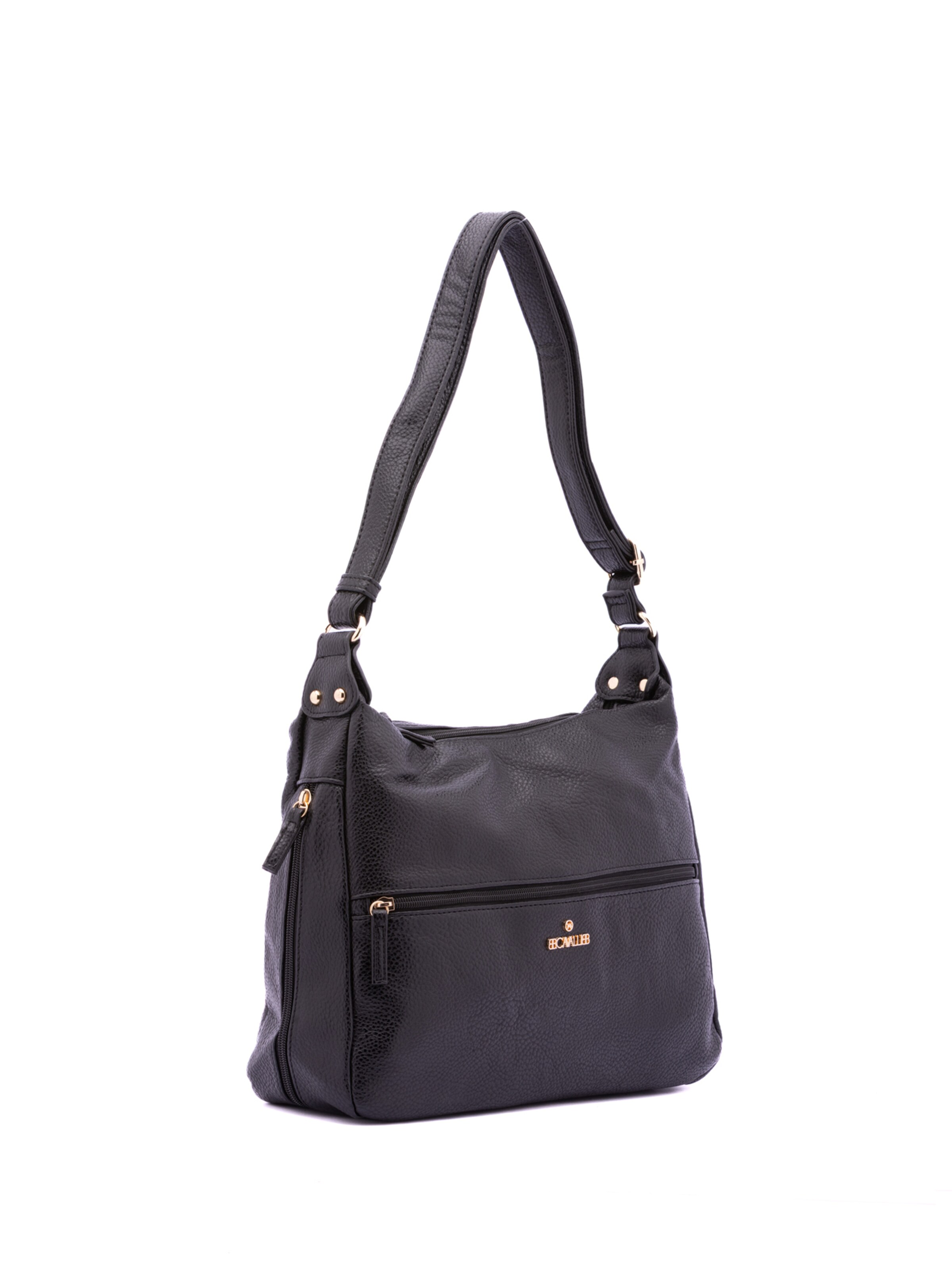 Borsa a spalla 'Borsa a Spalla Donna B Cavalli Ecopelle con Zip - 35x26x11 cm' di B. Cavalli in nero