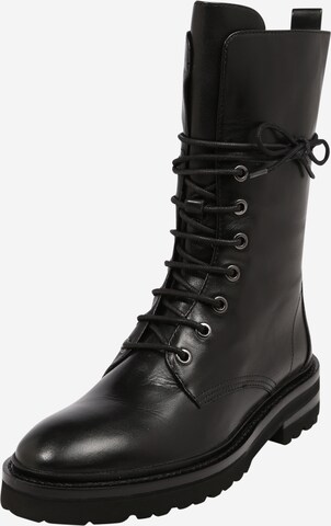 STEFFEN SCHRAUT Lace-Up Ankle Boots 'CHAIN ROAD' in Black: front
