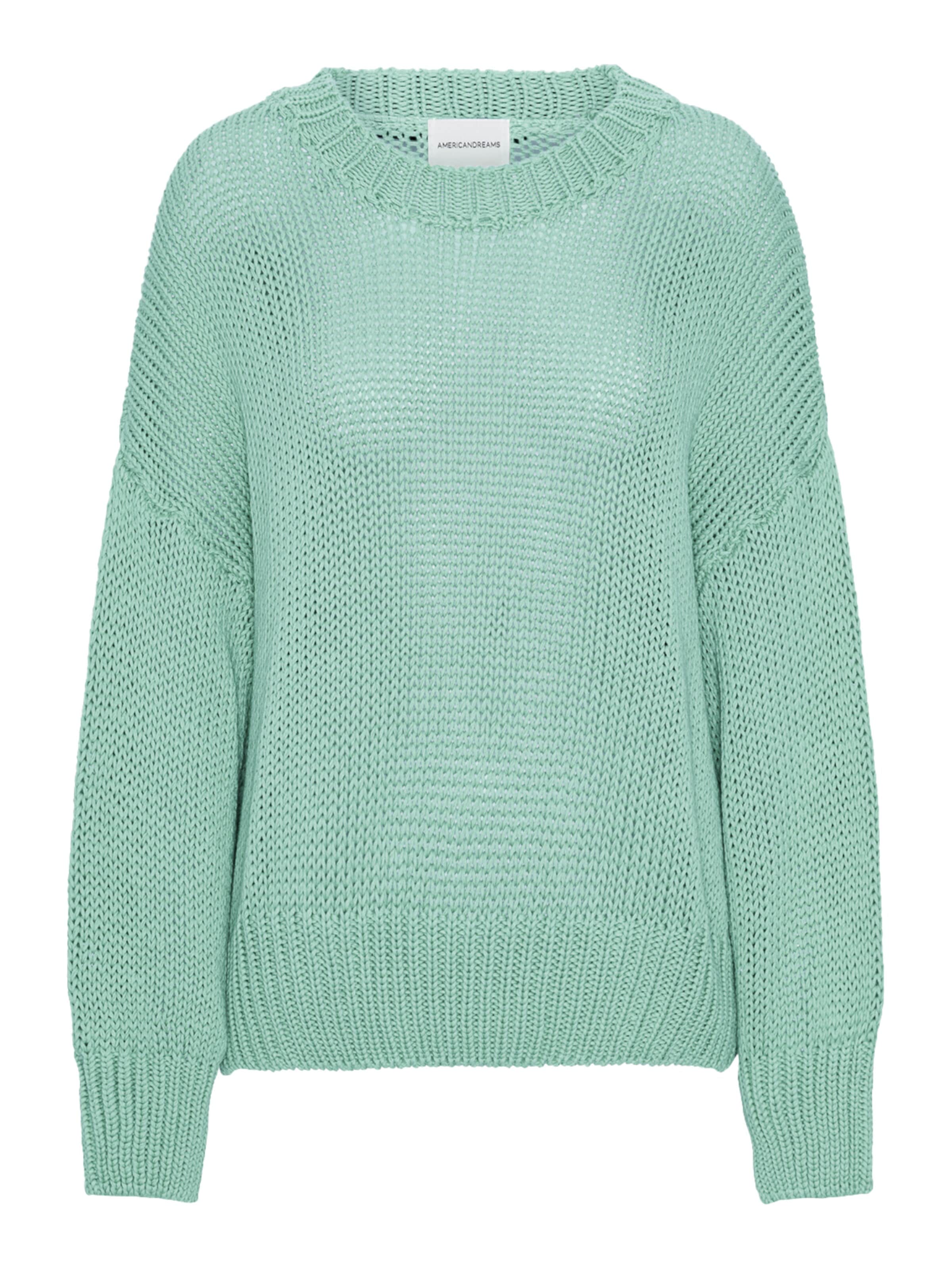 americandreams Oversizepullover 'Pepper'‌‌‌‌‌‌ in Grün: Vorderseite