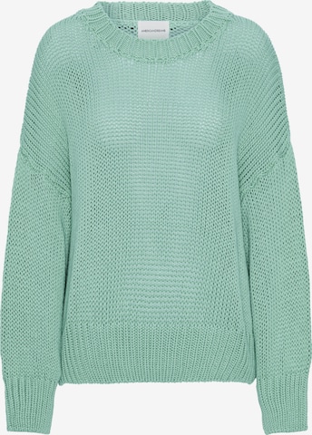 americandreams Oversizepullover 'Pepper' in Grün: Vorderseite