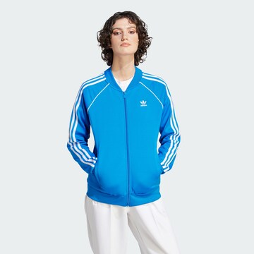 ADIDAS ORIGINALS Sweatvest 'Adicolor Classics Sst' in Blauw: voorkant