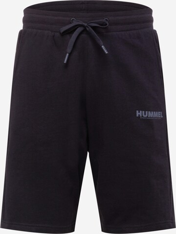 Pantalon de sport 'Legacy' Hummel en noir : devant