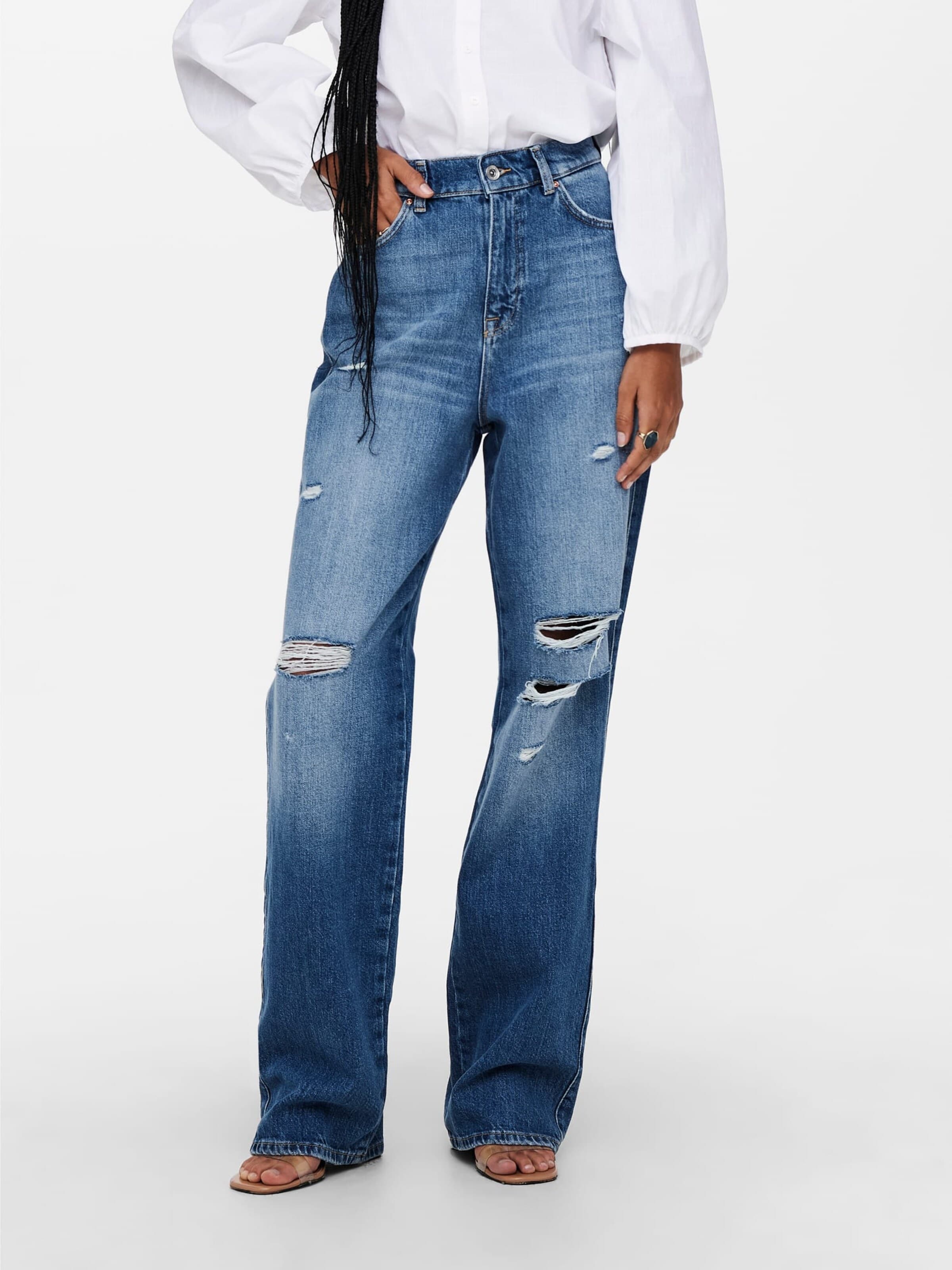 ONLY Baggy Jeans in Blauw