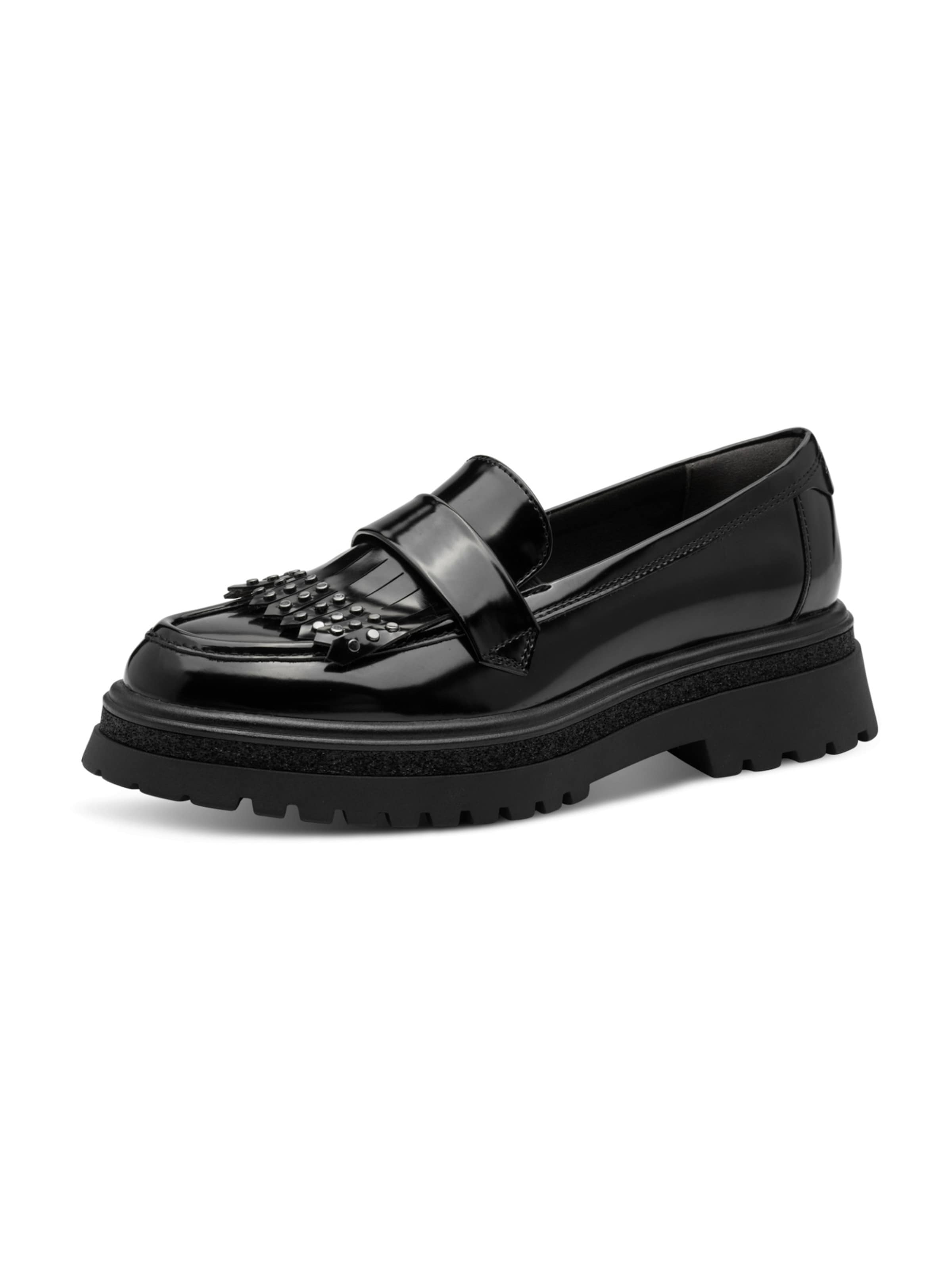 Chaussure basse Tamaris en noir : devant