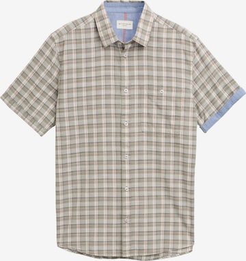 TOM TAILOR Regular Fit Hemd in Grün: Vorderseite
