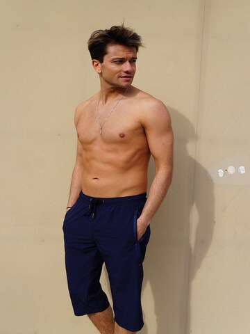 C&City Regular Badeshorts in Blau: Vorderseite