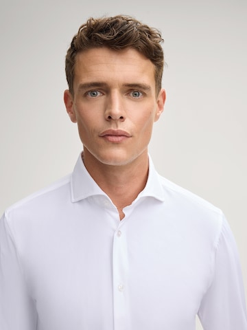 Coupe slim Chemise business 'Pai' JOOP! en blanc