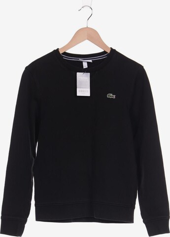 Lacoste Sport Sweatshirt & Zip-Up Hoodie in S in Black: front