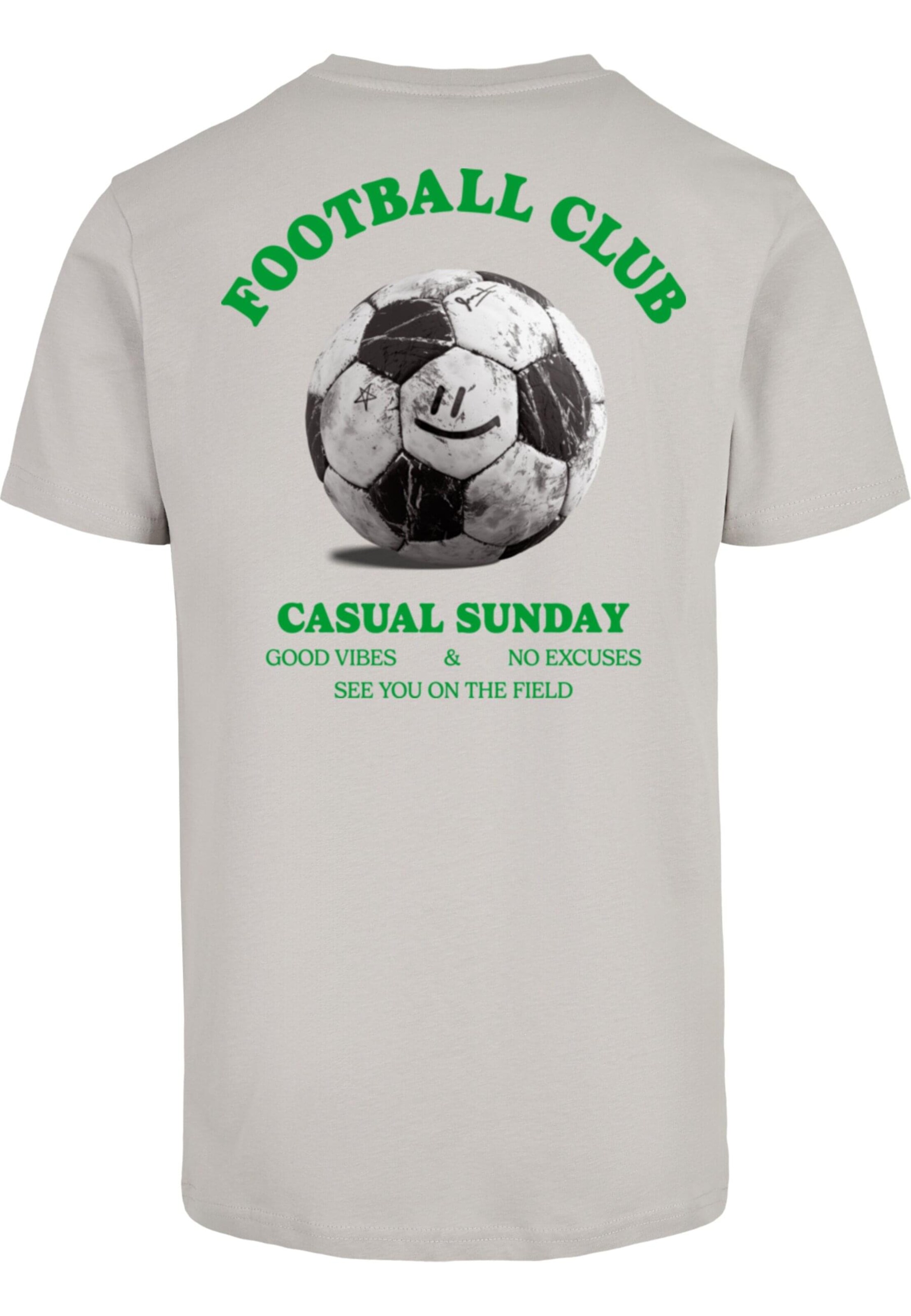 Mister Tee Shirt 'See you on the Field' in Grey