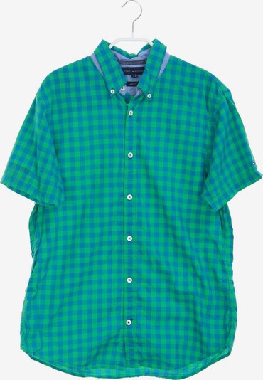 TOMMY HILFIGER Button Up Shirt in M in Cyan blue / Green, Item view