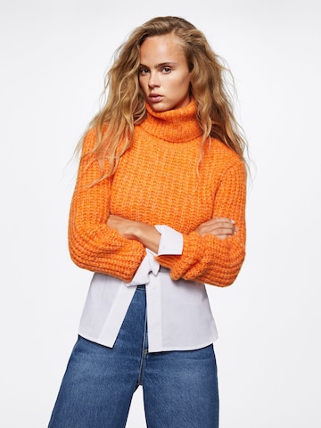 MANGO Sweater 'FRESA' in Orange: front