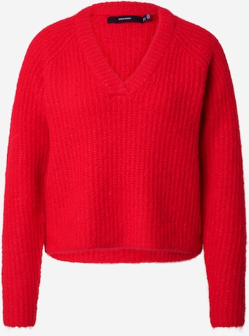 VERO MODA Sweater 'VMAWSOME' in Red: front
