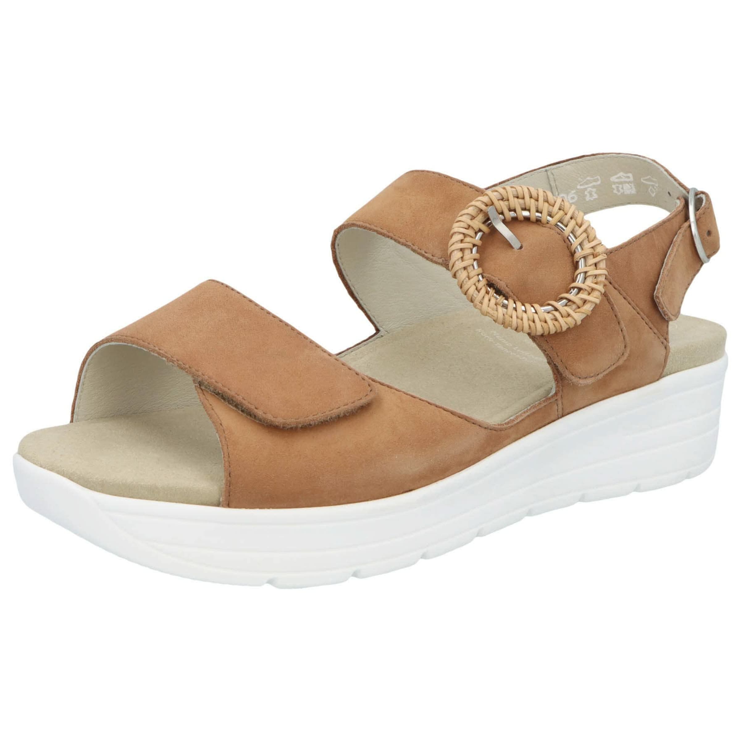 SOLIDUS Sandals in Brown: front