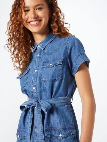 Boyish Košilové šaty 'MARCEL' – modrá