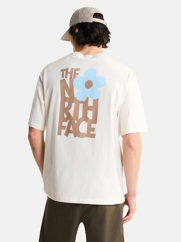 T-Shirt THE NORTH FACE en blanc : devant