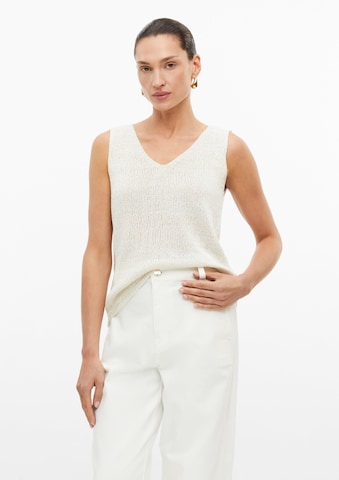 s.Oliver Stricktop in Beige: Vorderseite