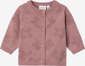 Cardigan NAME IT en violet : devant