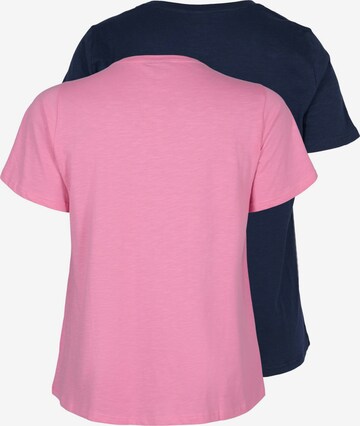 T-shirt Zizzi en bleu