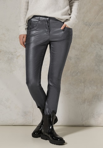 STREET ONE Slim fit Pants in Grey
