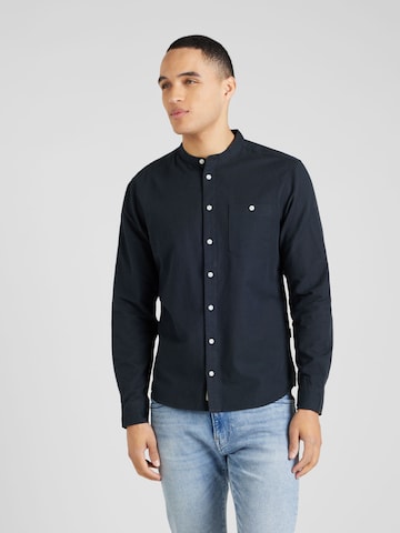 BLEND - Ajuste regular Camisa en negro: frente