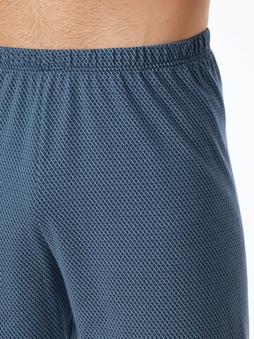 SCHIESSER Pyjama kort ' Comfort Essentials ' in Blauw
