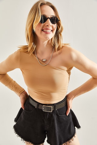 Bianco Lucci Shirt in Beige
