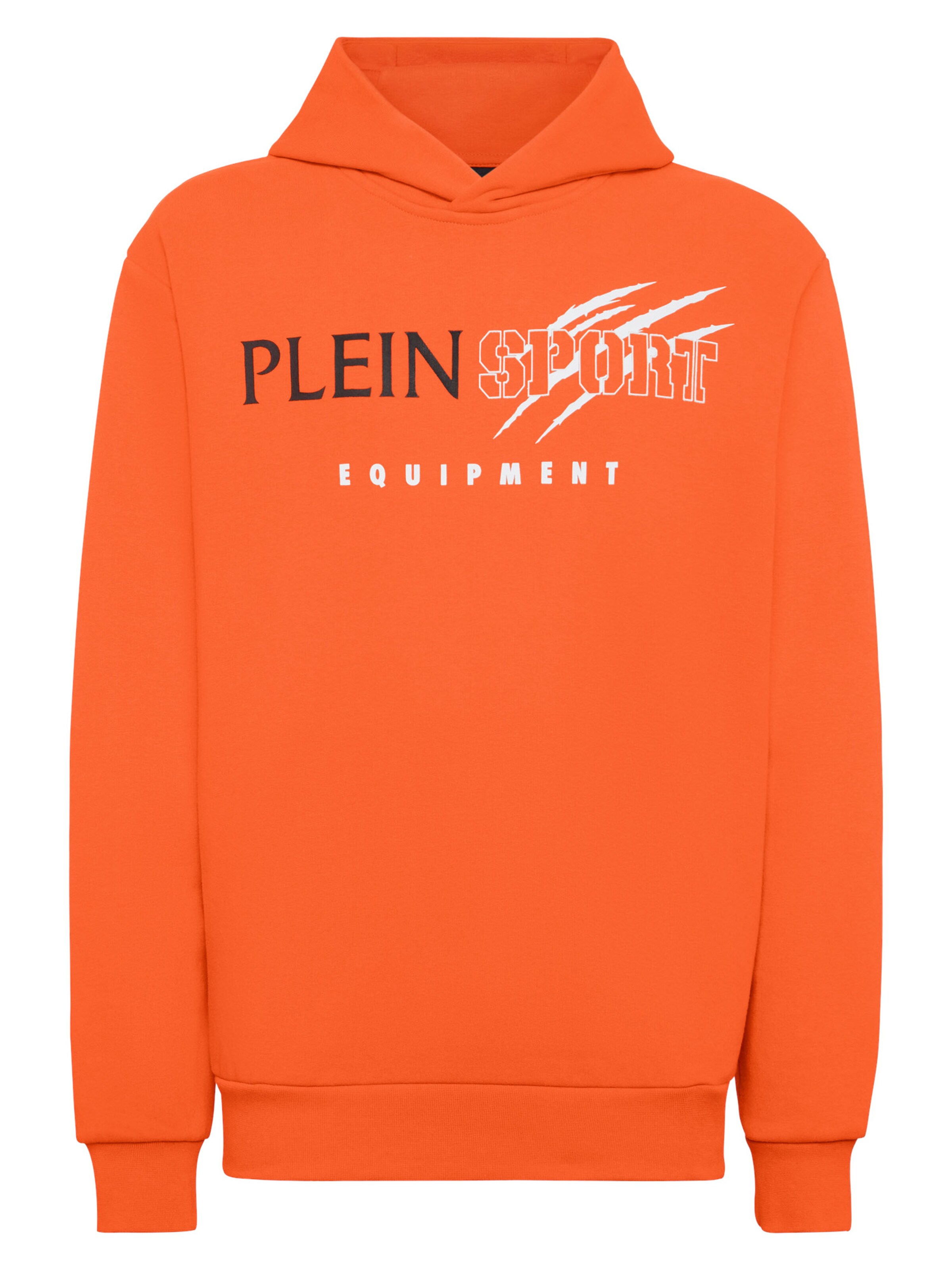 Plein Sport - Sweatshirt 'Scratch' em laranja: frente