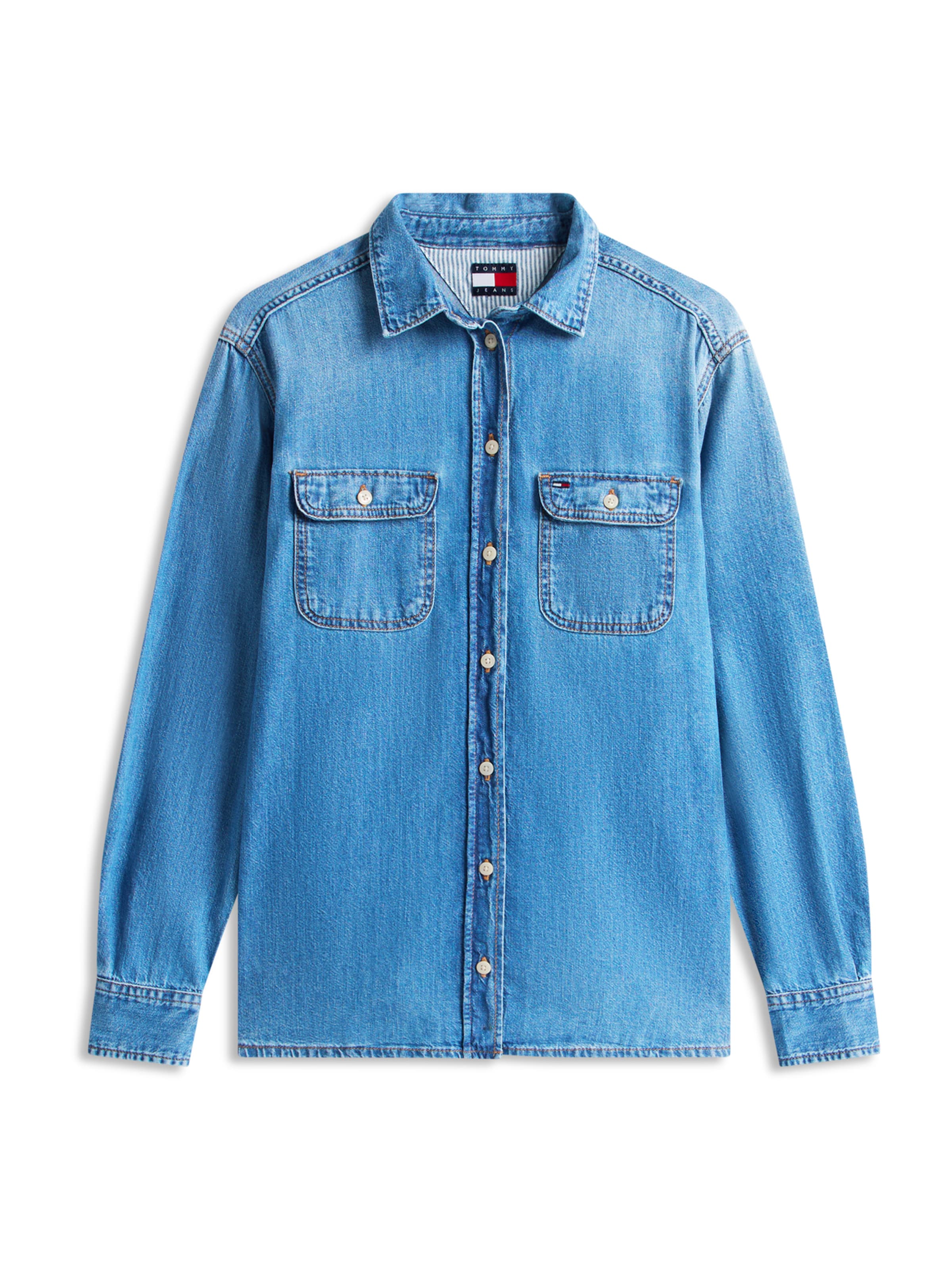 Tommy Jeans Μπλούζα σε μπλε: μπροστά