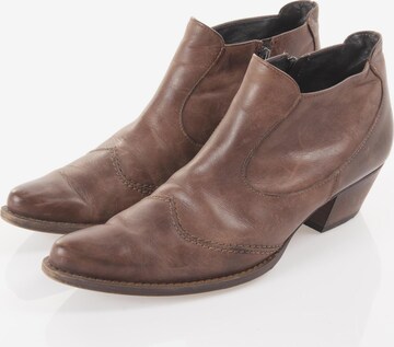 Paul Green Dress Boots in 39 in Brown: front