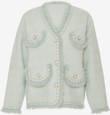 Cardigan YASANNA en vert : devant