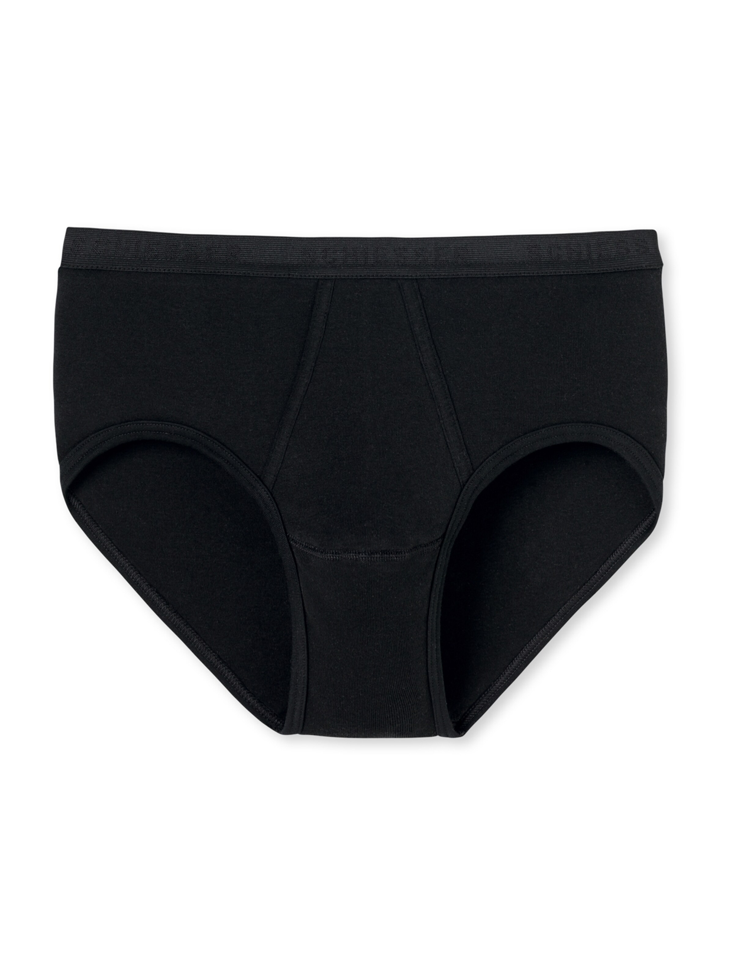 SCHIESSER Slip in Zwart: voorkant