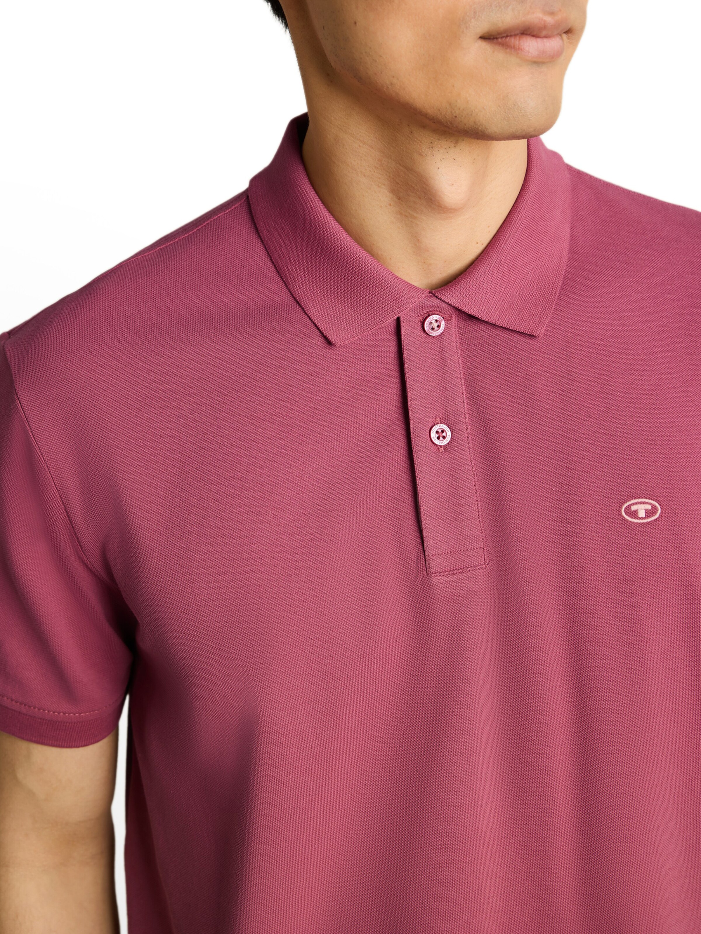 TOM TAILOR Poloshirt in Pink