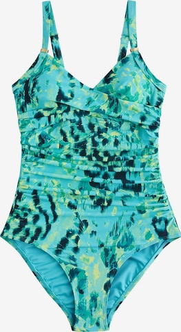 Maillot de bain modelant Next en bleu : devant