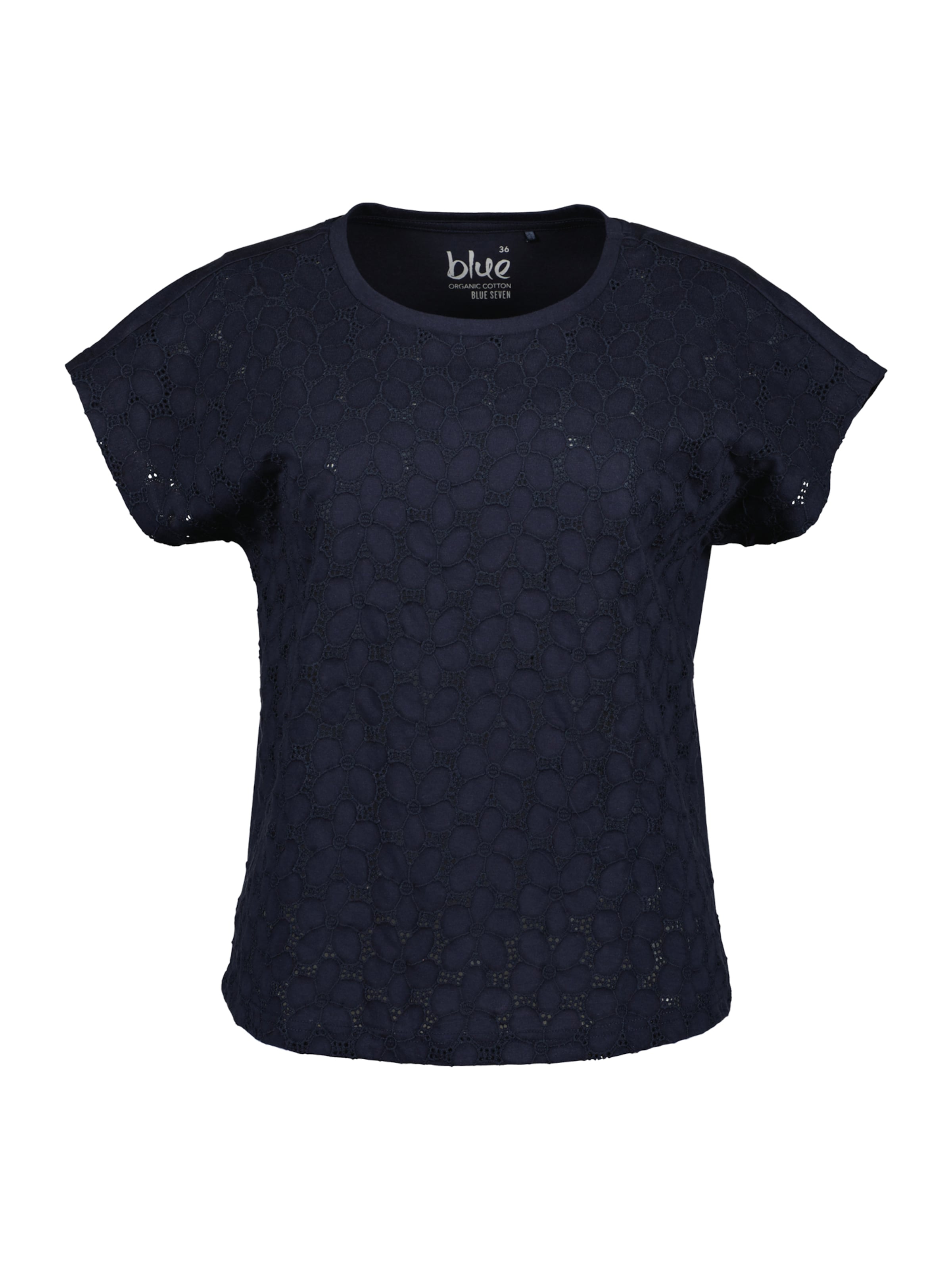 BLUE SEVEN Μπλουζάκι σε μπλε: μπροστά