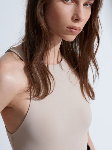 Dilvin - Blusa body em mistura de cores
