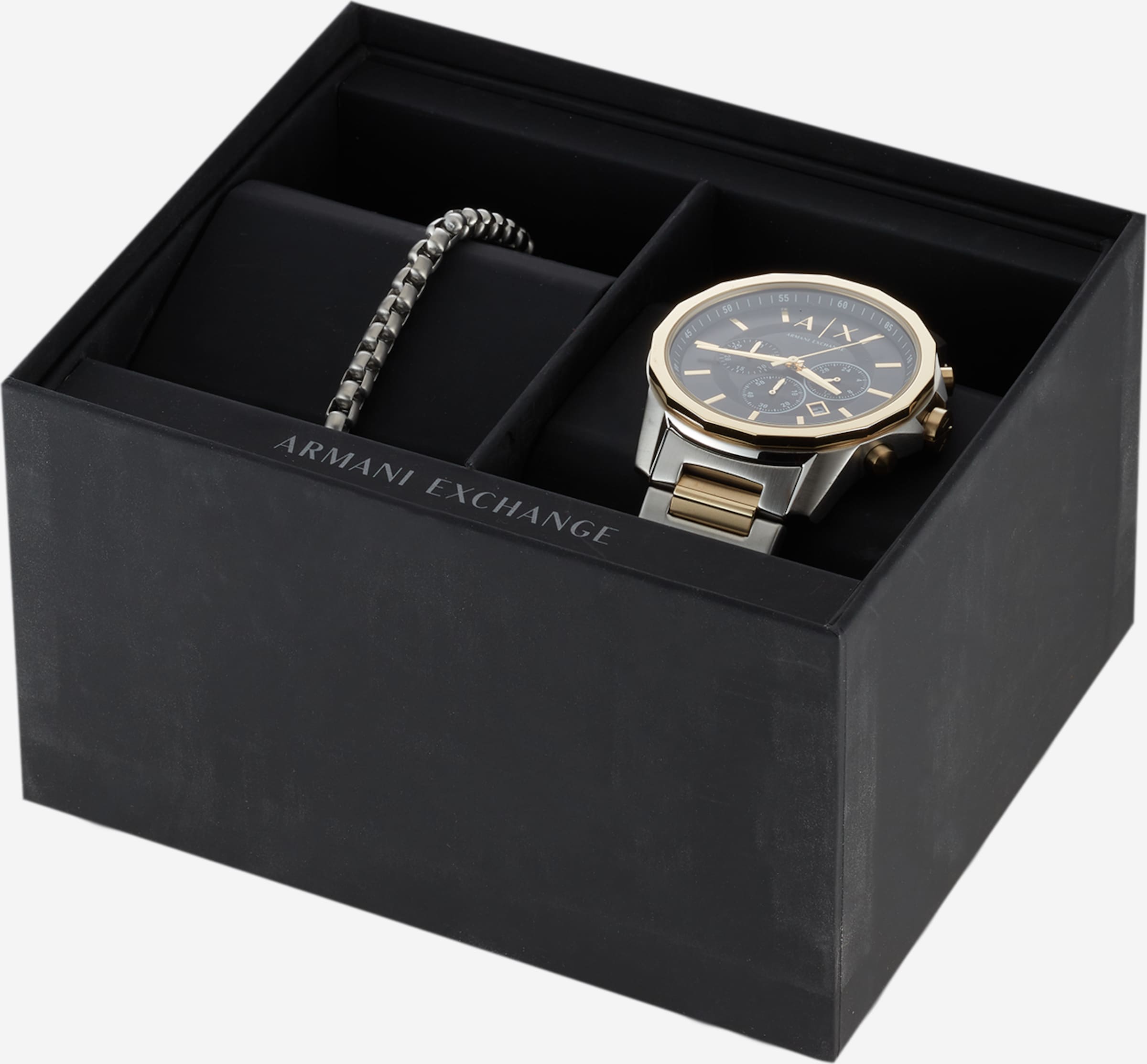 ARMANI EXCHANGE Set: Uhr und Armband in Gold, Silber | ABOUT YOU | Quarzuhren